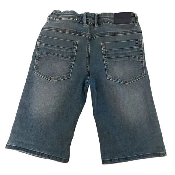 Okaidi Slim Adjustable Waist Bermuda Denim Boys Jeans SZ 12 #1555 - Picture 4 of 8
